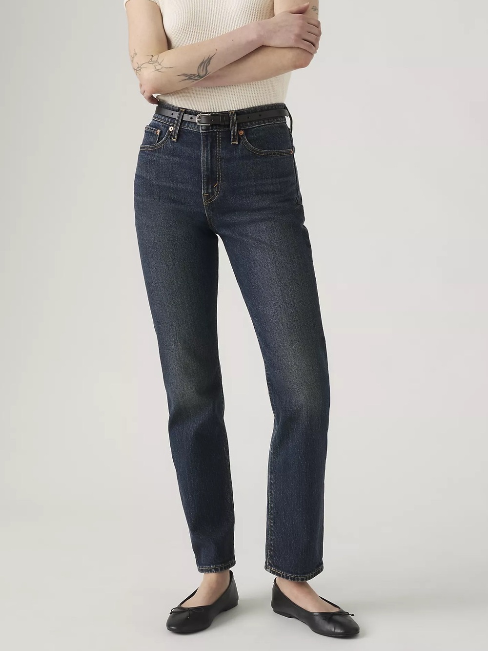 Levi’s Wedgie Slim Parallel Life Dark Wash